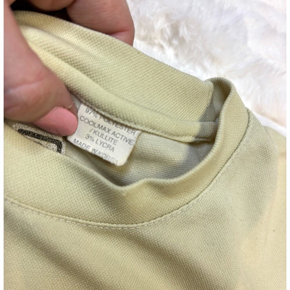 Romfh Equestrian Long Sleeve Shirt Women's 0/XS Light Green/Yellow Crew Neck - Picture 6 of 7